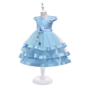 Vestido <span class=keywords><strong>de</strong></span> fiesta para niños <span class=keywords><strong>de</strong></span> fábrica China, venta al por mayor, <span class=keywords><strong>precio</strong></span> barato, capa <span class=keywords><strong>de</strong></span> <span class=keywords><strong>pastel</strong></span>, moda <span class=keywords><strong>de</strong></span> cumpleaños, 3300 - Product Image 3