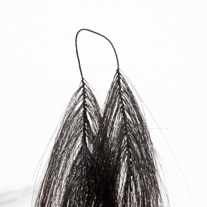 Extensions de cheveux naturels indiens bruts à double trame, style plumes au crochet, couleur naturelle, invisibles, vente en gros - Product Image 2