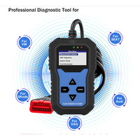 Lector de Códigos OBD2 Eléctrico con Soporte en Inglés para Diagnóstico de Todos los Sistemas, Reinicio de Aceite, EPB y TPMS - Herramienta de Diagnóstico para Automóviles de 12V