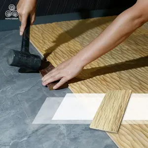 MUMU-cubierta laminada de madera para uso en interiores, <span class=keywords><strong>suelo</strong></span> de madera de roble enrollado con cera de madera para la venta, proveedor Chino - Product Image 1