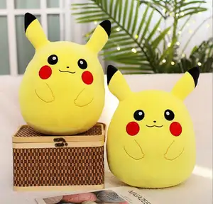 YWMX Brinquedo de pelúcia fashion Kawaii Pikachu PP de 35 cm, pelúcia de algodão para crianças, brinquedo de pelúcia para meninos e meninas, travesseiro de pelúcia para presente