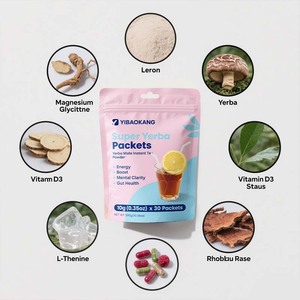 Fabrieksverpakkingen Super Yerba: Energieboost, verbetert de concentratie, beschermt de darmgezondheid, Yerba Mate instant theepoeder supplement - Product Image 5