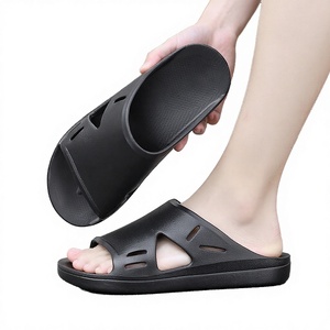 Men's Summer Slides Custom Size 39-45 Lightweight EVA Waterproof Anti-Slip Soft Indoor Outdoor Slippers - Product Image 1