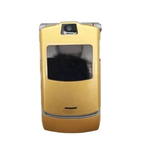 Spedizione gratuita migliore vendita sbloccata GSM classica Flip Cell a buon mercato semplice telefono cellulare V3 - Product Image 4