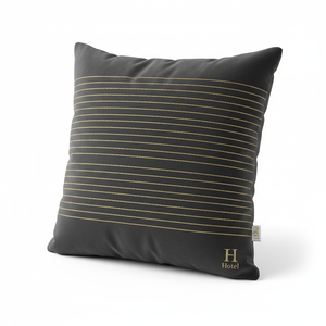 Funda de Cojín Decorativa de Poliéster para Hotel de Lujo, Diseño Geométrico Azul Marino, 45x45cm, para Decoración de Sofá y Dormitorio - Product Image 2