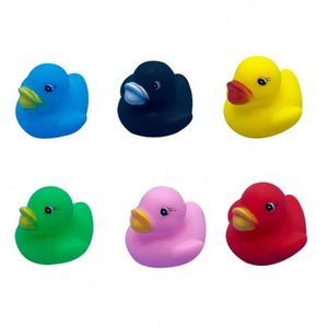 Classic Rubber Duck Toy Duckies for Kids Six Solid Colors <b>Bath</b> Birthday Gifts Baby Showers - Product Image 4