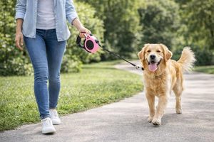 Fabricant, vente en gros, laisse rétractable automatique pour chien, produit pour animaux de compagnie, logo personnalisé - Product Image 2