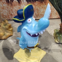 La plus attrayante statue de requin animatronique pour enfants