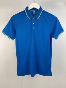 OEM 180gsm manga corta sólido cuello de dos tonos para Polo camiseta logotipo personalizado ajuste seco transpirable Golf camisa 3D estampado antiarrugas - Product Image 2