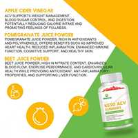 Complément alimentaire OEM/ODM pour le bien-être digestif quotidien et le soutien de la cétose, métabolisme et santé immunitaire, Gummies Keto ACV pour femmes et hommes