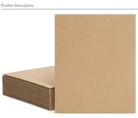 Customized Corrugated Cardboard Into Hard Kraft Paperboard, Used for Heavy-duty Packaging and Carton Manufacturing