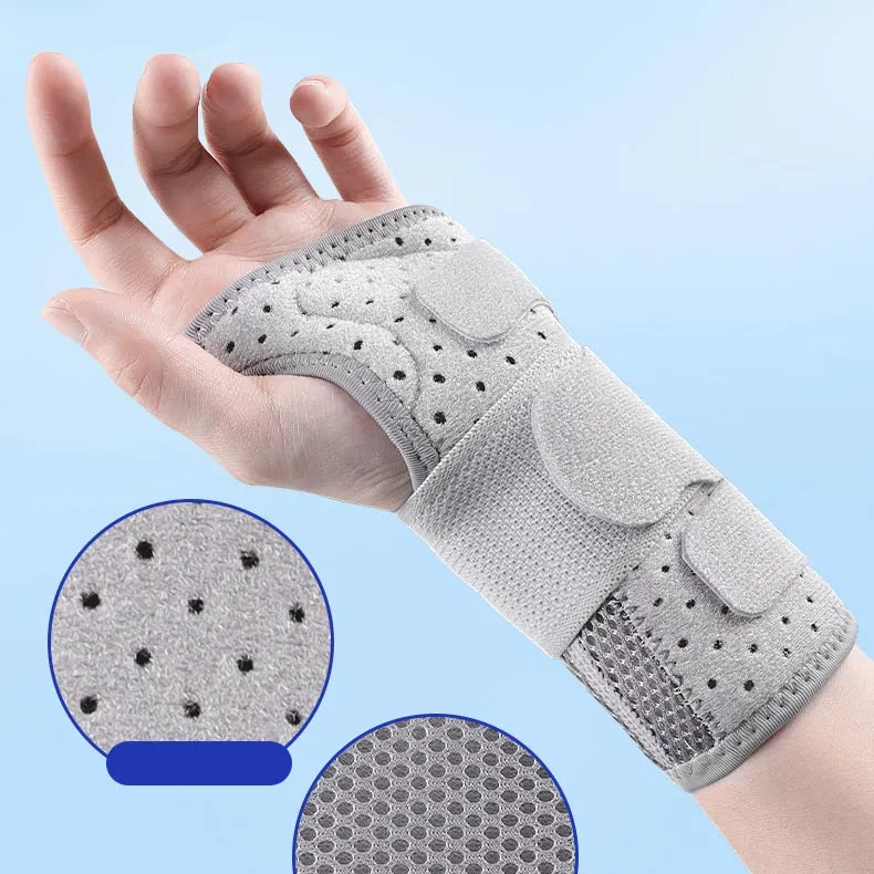 Adjustable Hand Support Brace with Splints for Treat Wrist Pain Injuries Compression Wrist Brace