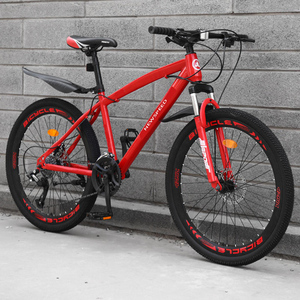 Bicicletta da Corsa con Ammortizzazione a 21/24/27 Velocità, Telaio in Acciaio al Carbonio, Mountain Bike da 26 Pollici per Adulti - Product Image 4