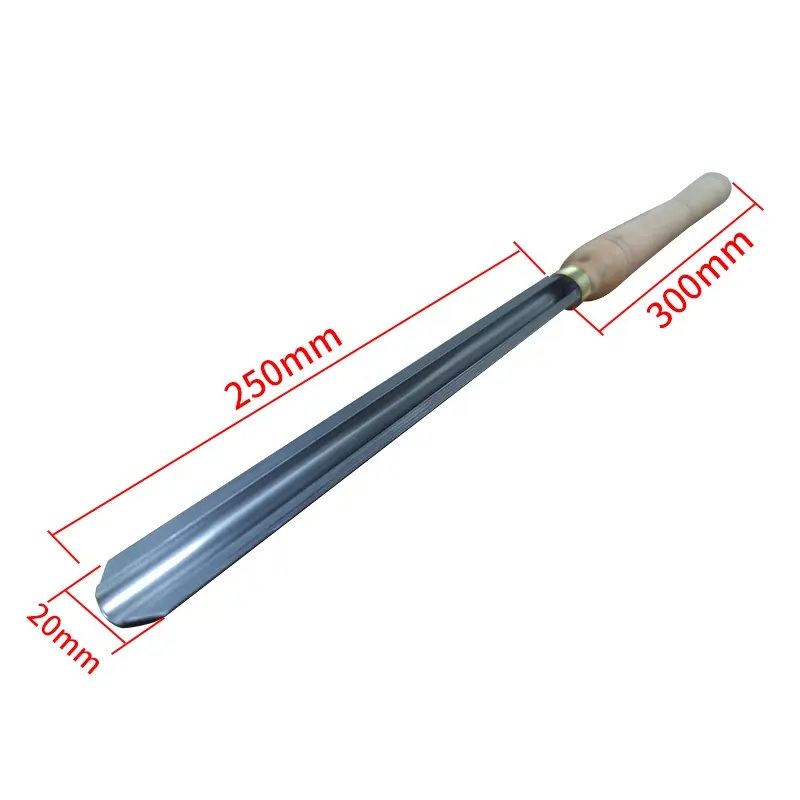 Wood Turning Tool High Speed Steel Woodworking Lathe Knife Large Paring Knife DIY Rough Chisel Woodworking Lathe Tool