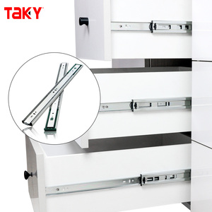 4510 3 Gấp Nhiệm Vụ Nặng Nề Bóng Mang Dưới Mount <span class=keywords><strong>Slide</strong></span> Ngăn Kéo Đường Sắt Kênh - Product Image 1