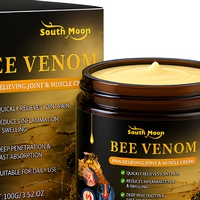 Crème apaisante pour les douleurs articulaires et musculaires au venin d'abeille avec vitamine E |   Soulagement rapide de l'arthrite et des douleurs dorsales |   Formule Détox