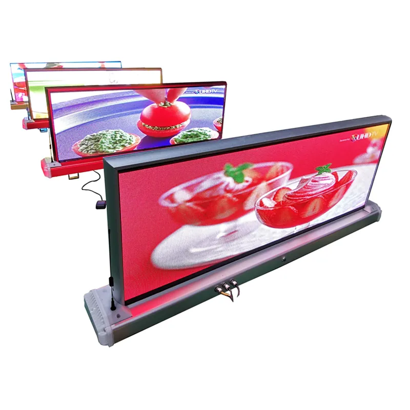 4G Outdoor led display screen for car P2.5 P3.3 P5 car top led display