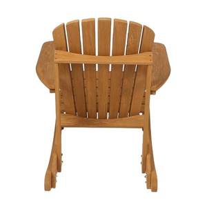 Silla Mecedora <span class=keywords><strong>de</strong></span> <span class=keywords><strong>Madera</strong></span> Maciza Adirondack Moderna para Exteriores - Product Image 3