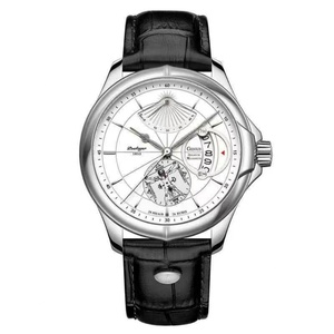 Montre homme POEDAGAR, mode, luxe, sport, montre-bracelet homme, étanche, lumineuse, cuir, date, quartz, avec boîte. - Product Image 2