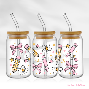 Factory Libby 16oz 20oz 40oz UV DTFカップラップ転写 防水3Dステッカー付き 即納 UV DTFカップラップ 卸売 - Product Image 2