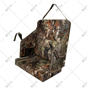 Outdoor Detachable <b>Tree</b> <b>Stand</b> Seat Camouflage Fleece Cushion Portable Hunting Fishing Chair Rectangular Foldable - Product Image 5