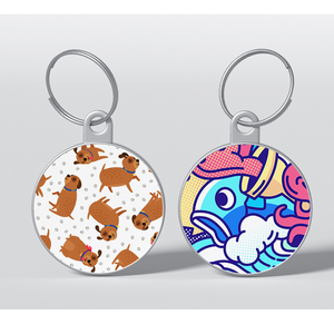 Étiquette d'identification intelligente pour animaux <span class=keywords><strong>de</strong></span> compagnie avec QR et URL Anti-perte Collier pour chien NXP NFC - Product Image 3