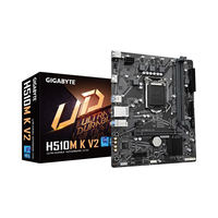 Gigabyte H510M K V2 Laptop Motherboard ATX Form Factor SATA HDD Intel Core 11th Gen CPUs 3200MHz DDR4 (OC) USB Integrated Double