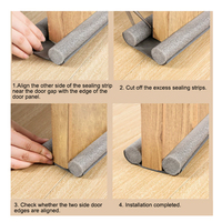 Tira de espuma flexible moderna para sellar debajo de la puerta, nuevo ruido, plagas, puerta doble, ventana, tapón de Brisa, apartamento
