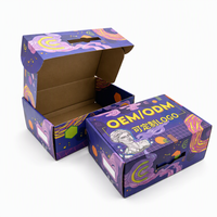 Boîte en carton ondulé kraft personnalisée pour l'emballage de jouets et de cadeaux, écologique, recyclable, pliable, boîte d'expédition en forme d'avion, avec logo