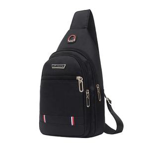 Zaino <span class=keywords><strong>monospalla</strong></span> impermeabile elegante in Nylon borse da <span class=keywords><strong>uomo</strong></span> marsupio a tracolla sul petto - Product Image 2