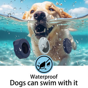 4 पैक वाटरप्रूफ सिलिकॉन एंटी-खोया एयरटैग धारक सुरक्षात्मक मामला पालतू कॉलर के लिए सुरक्षात्मक मामला - Product Image 3