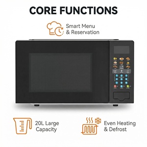 Hot Sale Export Microwave Oven for Home <b>Small</b> 20 Liter Capacity Variable Frequency Microwave Oven Electric Oven - Product Image 6