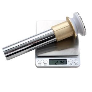Desagüe cilíndrico de compresión con sistema push-down para lavabo, 1.25 pulgadas de diámetro, diseño anticorrosión - Product Image 4