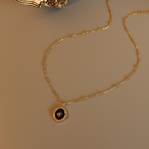 Collane in acciaio inossidabile placcato oro 18K, - Product Image 1