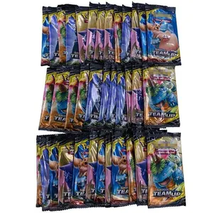 Hot Sale English French Spanish Poke mon Booster Card Box Pokemoned Trading Card Playing Crate Poke mon Card