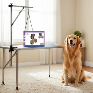 Pettine a ventaglio per cani per la riduzione del pelo per la toelettatura degli animali domestici - Product Image 2