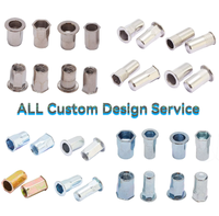 nut and bolt manufacturing pistachio nuts salted Small countersunk inner and outer half hexagonal blind hole rivet nuts