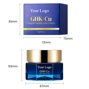 Crema Facial con Péptidos <span class=keywords><strong>de</strong></span> <span class=keywords><strong>Cobre</strong></span> Azul Ghkcu OEM ODM, Crema Facial Antienvejecimiento y Reparadora, Crema Hidratante Antiarrugas Ghk-cu - Product Image 5