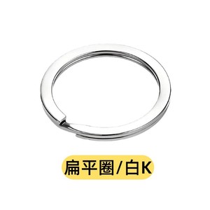 Porte-clés plat rond en alliage plaqué fer avec ressort, origine Quzhou, collection Printemps 2025 - Product Image 2