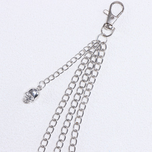 โซ่คาดเอวรูปหัวกะโหลก โลหะผสมสังกะสี หลายชั้น สไตล์ฮิปฮอป พังก์ สำหรับผู้ชาย ผู้หญิง เครื่องประดับกางเกงยีนส์ลำลอง - Product Image 4