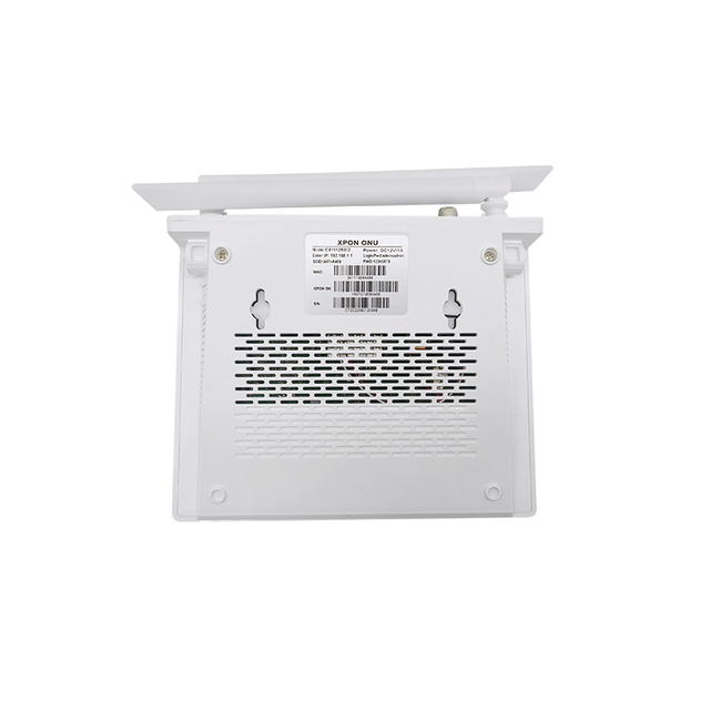 FTTH Wireless ONT ZC-512WT XPON ONU with 1GE+1FE+1POTS+1CATV+2.4G WIFI 2 External Antenna Fiber Optic Equipment