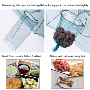 2025 <strong>Folded</strong> Umbrella Nylon Trap <strong>Net</strong> 8 Holes Fishing <strong>Nets</strong> for Shrimp and Crab - Product Image 4