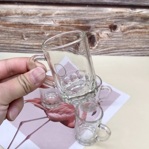 Verres à shot amusants et mignons de 1,5 oz (45 ml), mini bocaux en verre transparent, verres à shot pour fête, verres à punch originaux, verres à shot avec poignée - Product Image 4