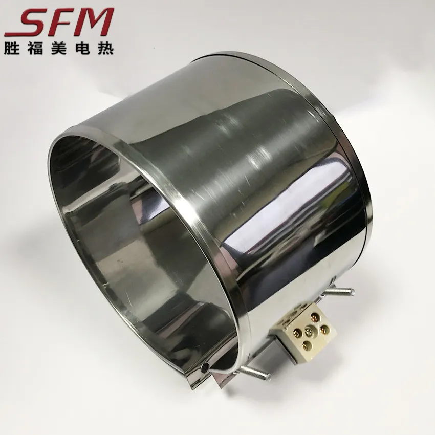 SFM 230V เครื่องอัดรีดสแตนเลสไฟฟ้าอุณหภูมิสูง Barrel Mica Band Heater สำหรับเครื่องฉีดพลาสติก