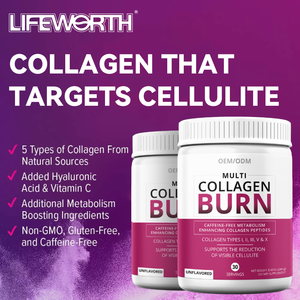 LIFEWORTH 女性向け 脂肪燃焼・減量 マルチコラーゲン プロテインパウダー - Product Image 4