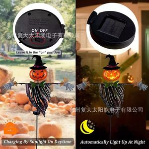 Lampe Solaire Anti-oiseaux Extérieure Décoration d'Halloween IP65 Lampe de Jardin LED - Product Image 4