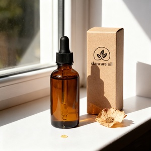 5ml 10ml 15ml 20ml 30ml 50ml 100ml Amber Brown Cosmetics Glass Oil <b>Bottle</b> Dropper <b>Bottle</b> with Bamboo Wooden Cap - Product Image 6