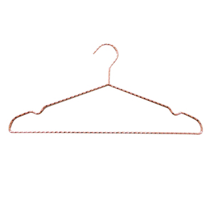 Percha de Metal Chapada en Oro Rosa de 400 mm para Exhibición de Ropa en Tiendas de Lujo - Product Image 1
