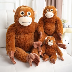 Peluche di Gorilla, <span class=keywords><strong>Scimmia</strong></span> a <span class=keywords><strong>Braccia</strong></span> <span class=keywords><strong>Lunghe</strong></span>, Pupazzo di Peluche per Bambini, Cuscino per Abbracciare, Giocattolo in Peluche per Decorazione Casa - Product Image 5