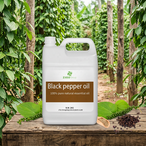 Aceite Esencial <span class=keywords><strong>de</strong></span> <span class=keywords><strong>Pimienta</strong></span> Negra 100% Puro y Orgánico <span class=keywords><strong>de</strong></span> Grado Alimenticio para el Cuidado <span class=keywords><strong>de</strong></span> la Piel y Suavizar el Cabello, Aceite Esencial a Granel - Product Image 1